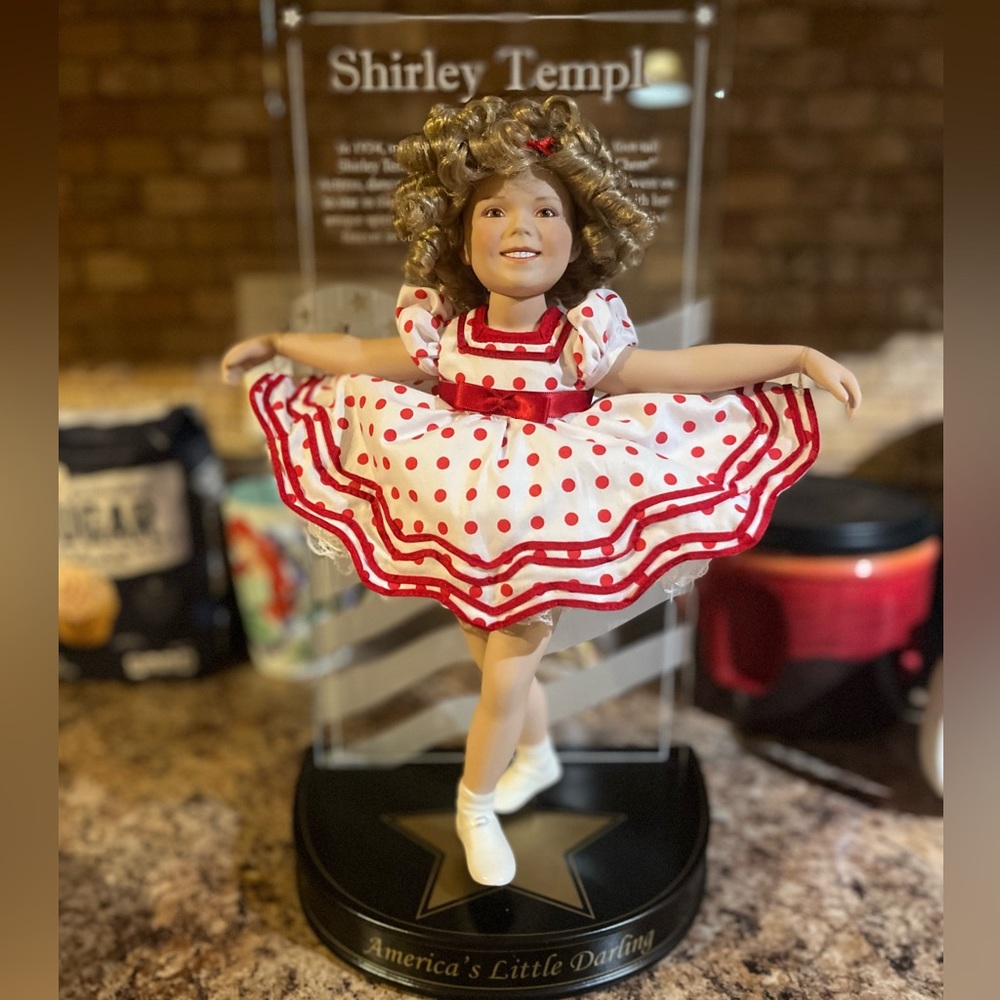Danbury Mint Shirley Temple Commemorative Porcelain Doll